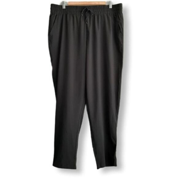 JOE FRESH Active Comfort Fit Stretch Pull-On Light Athletic Pants Black Sz XL - Picture 1 of 13